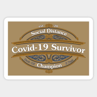 Covid 19 Survivor Magnet